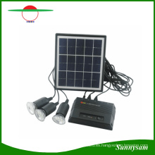 Sistema de carga solar 4W Cargador de teléfono móvil de la célula del USB 5V casero Kit Garden Pathway Paisaje que acampa pesca de la iluminación al aire libre